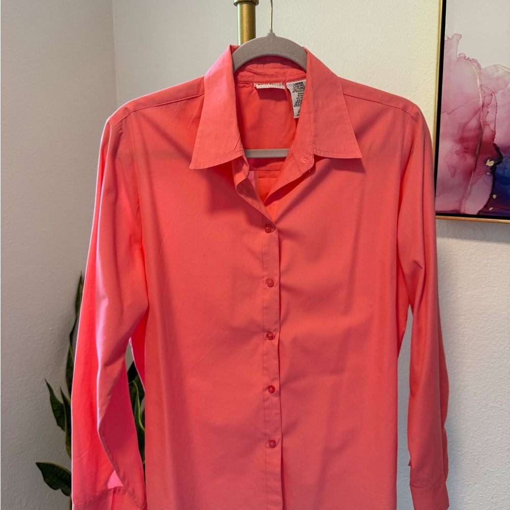 White Stag Vibrant Coral Blouse